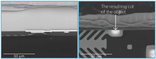 離子研磨儀90° 截面加工模式